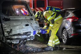 Auto gaat in vlammen op in Maartensdijk