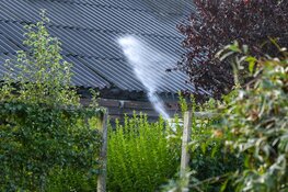 Schuur in brand op schoolterrein in Maartensdijk