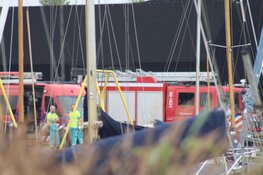 Zoekactie naar drenkeling in jachthaven Eemnes