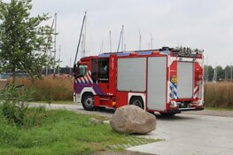 Zoekactie naar drenkeling in jachthaven Eemnes
