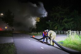 Grote brand in kantoorboerderij