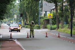 Gaslek op de Laarderweg in Eemnes