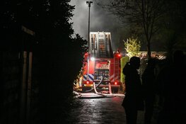 Flinke brand in recreatiewoning Tienhoven