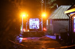 Flinke brand in recreatiewoning Tienhoven