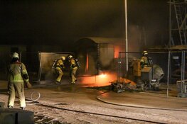 Bouwkeet in brand op bouwplaats Eemnes