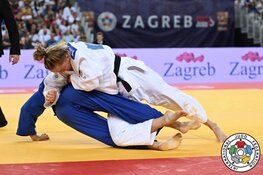 Judoka Xanne van Lijf grijpt het brons op het WK-18