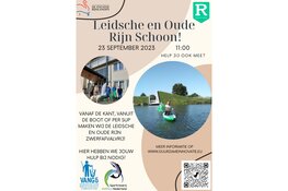 Schoonmaakactie Leidsche en Oude Rijn