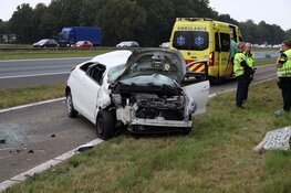 Ravage na eenzijdig ongeval bij Eemnes