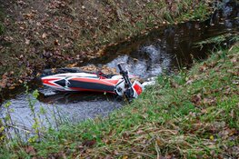 Motorcrosser valt, traumaheli op snelweg A27