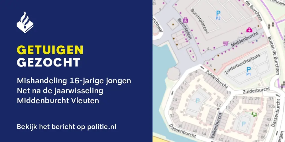 Gezocht: Mishandeling Middenburcht Vleuten