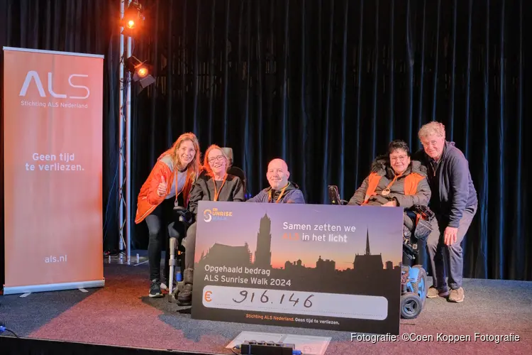Succesvolle derde editie ALS Sunrise Walk brengt een recordbedrag van ruim 900.000 euro op