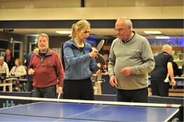 OldStars tafeltennis van start in Utrecht (Hoograven)
