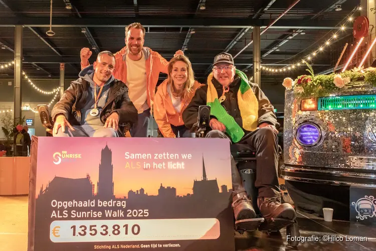 Succesvolle vierde editie ALS Sunrise Walk brengt recordbedrag van ruim 1.3 miljoen euro op