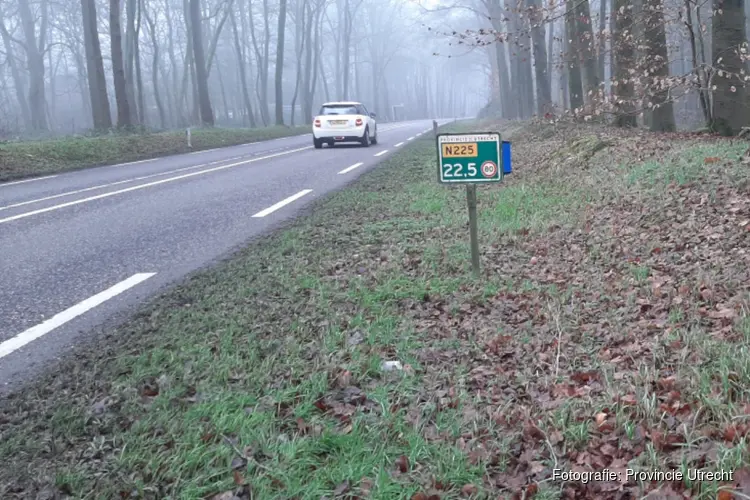 N225 tussen Doorn en Leersum afgesloten door werkzaamheden