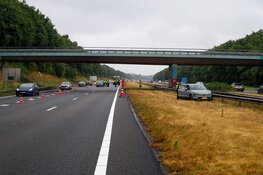 Eenzijdig ongeval wordt gevolgd door kopstaartbotsing op A27