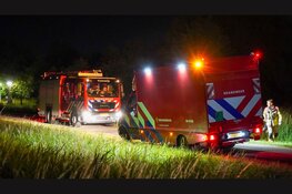 Grote brand bij boerderij in Bunschoten-Spakenburg