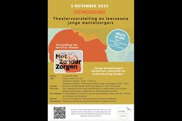 Unieke, gratis theatervoorstelling over de impact van mantelzorg op jonge leeftijd