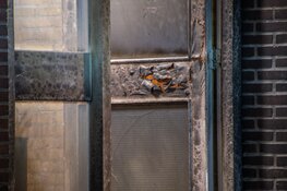 Brand na explosie bij portiekflat in Utrecht