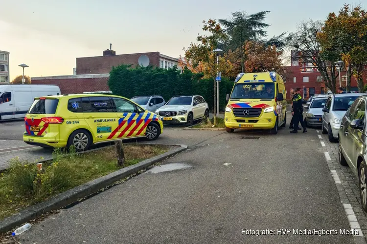 Motor onderuit na botsing in Utrecht