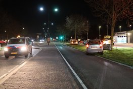 Drie auto's botsten op elkaar bij kettingbotsing in Woerden