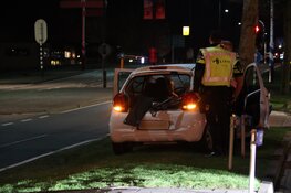 Drie auto's botsten op elkaar bij kettingbotsing in Woerden