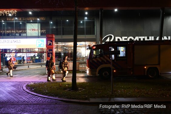 Middelbrand gemeld bij The Wall in Utrecht