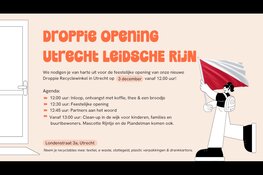 Droppie breidt uit in Utrecht Leidsche Rijn en viert dat door samen met Sint, Recycle Piet, De Plandelman en Rijntje een clean-up event te organiseren