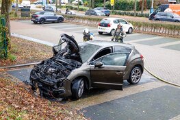 Voertuigbrand aan Zuidersingel in Eemnes snel opgeschaald