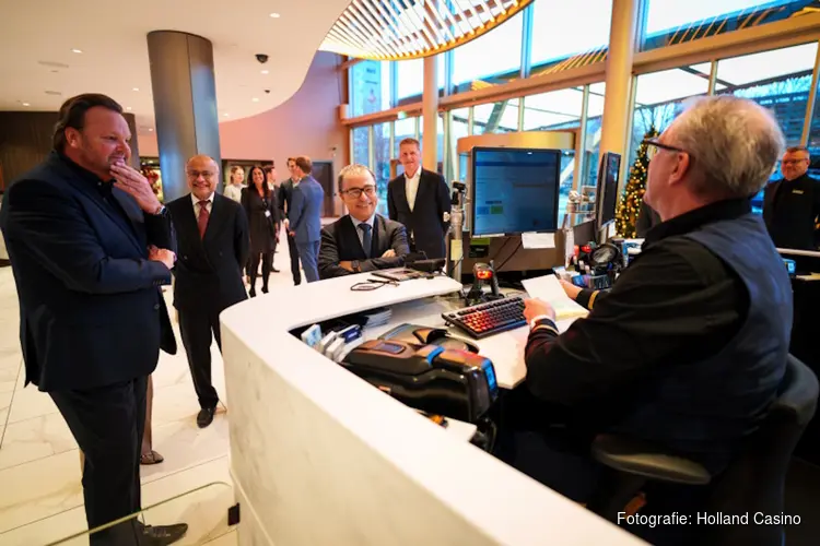 Werkbezoek van staatssecretaris Heijnen van Financiën aan Holland Casino