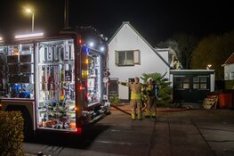 Brand op dak van woning in Woerden