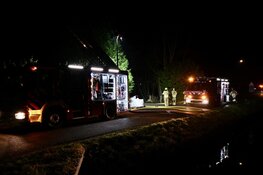 Grote brand in schuur aan Heuvellaan in Tienhoven