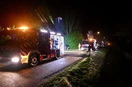 Grote brand in schuur aan Heuvellaan in Tienhoven