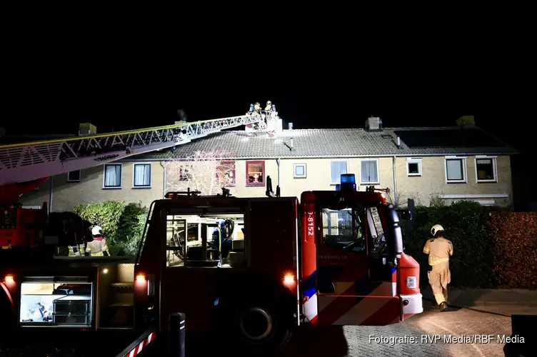 Schoorsteenbrand in Everdingen