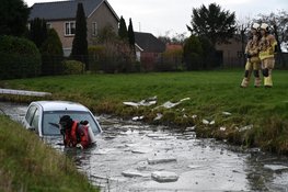 Auto te water aan Nedereindseweg in Utrecht, geen inzittenden aangetroffen