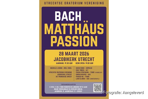 Utrechtse Oratorium Vereniging zingt Matthäus Passion