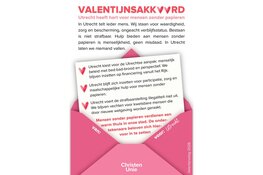 ChristenUnie Utrecht roept alle partijen op: ‘Sluit Valentijnsakkoord’