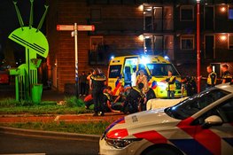 Vier gewonden na aanrijding tussen twee scooters