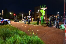 Vier gewonden na aanrijding tussen twee scooters