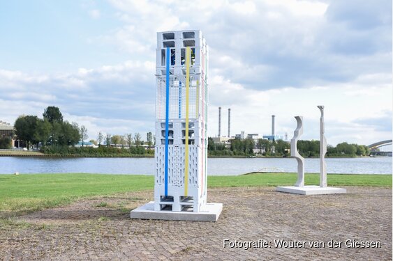 Kunstwerk 'Palletstapel' krijgt plek op Lage Weide