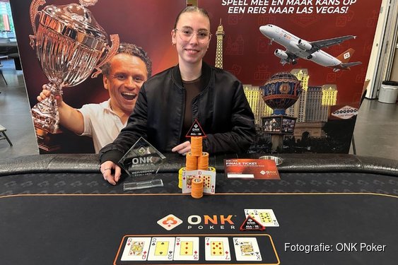 Anouk Beumer uit Schalkwijk kwalificeert zich voor finale ONK Poker in Wervershoof!