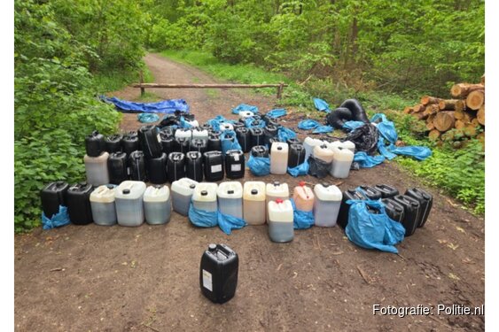 62 jerrycans met drugsafval gedumpt in Soest – wie weet meer?