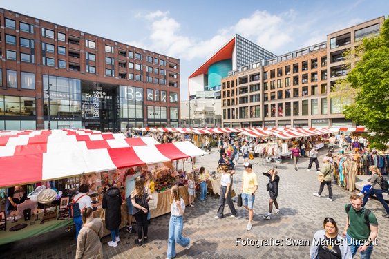 Tropische temperaturen in Utrecht: Swan Market keert terug naar het Vredenburg!