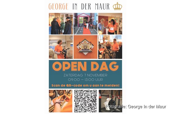 George In der Maur opent deuren tijdens Open Dag in Groenekan
