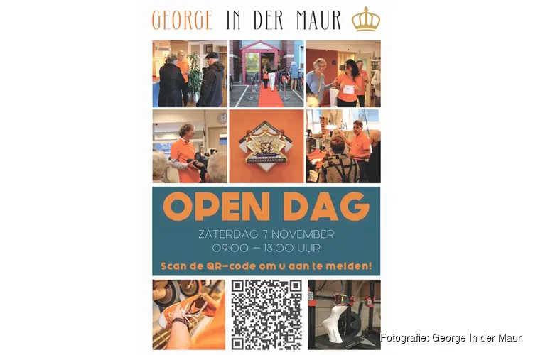 George In der Maur opent deuren tijdens Open Dag in Groenekan