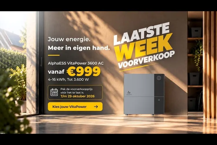 Thuisbatterij kopen in de voorverkoop van AlphaESS: zes punten om op te letten